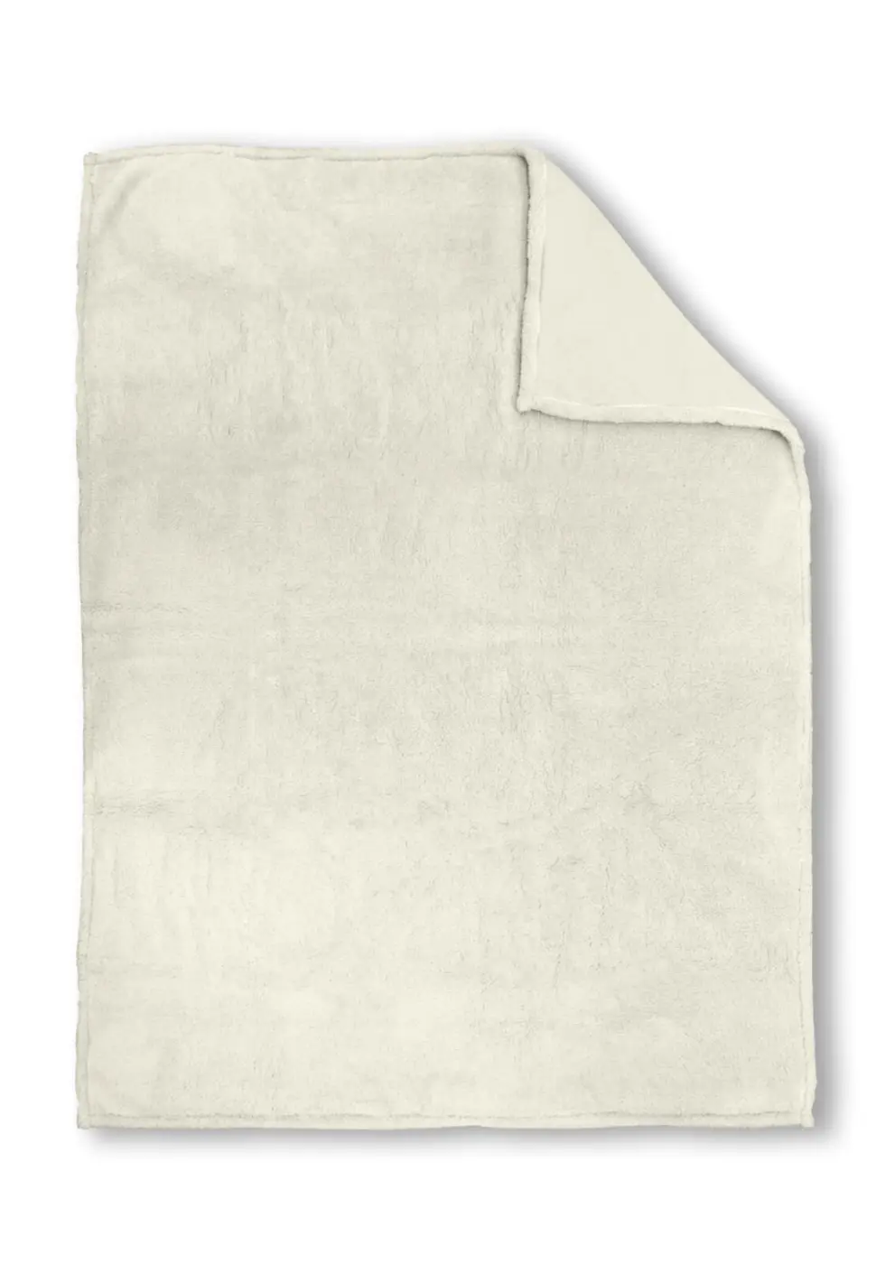 Biberna Wohndecke Sherpa 150x200 cm kitt hell