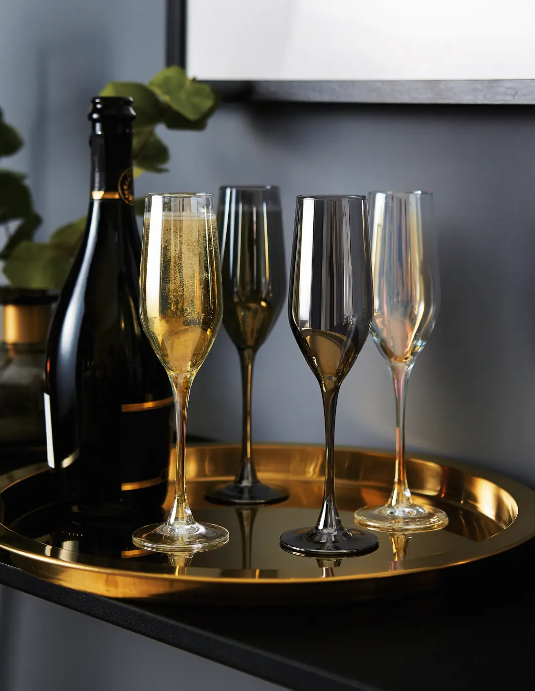 Creatable Longdrink, 4-tlg. Metallfarben