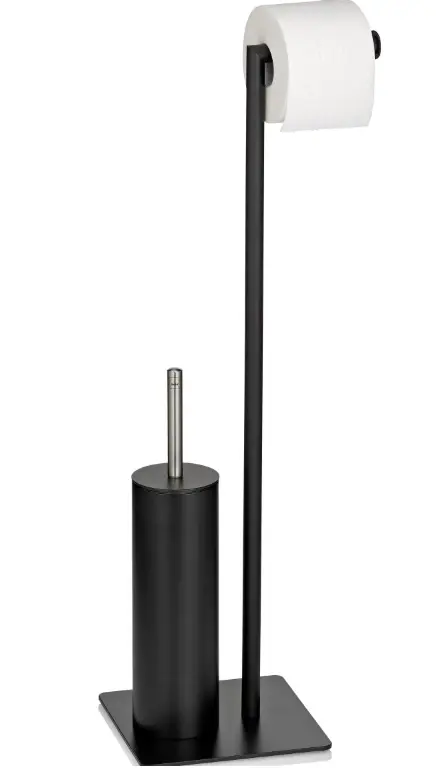 Kela Toilettengarnitur Style schwarz ca. 20x20x71 cm