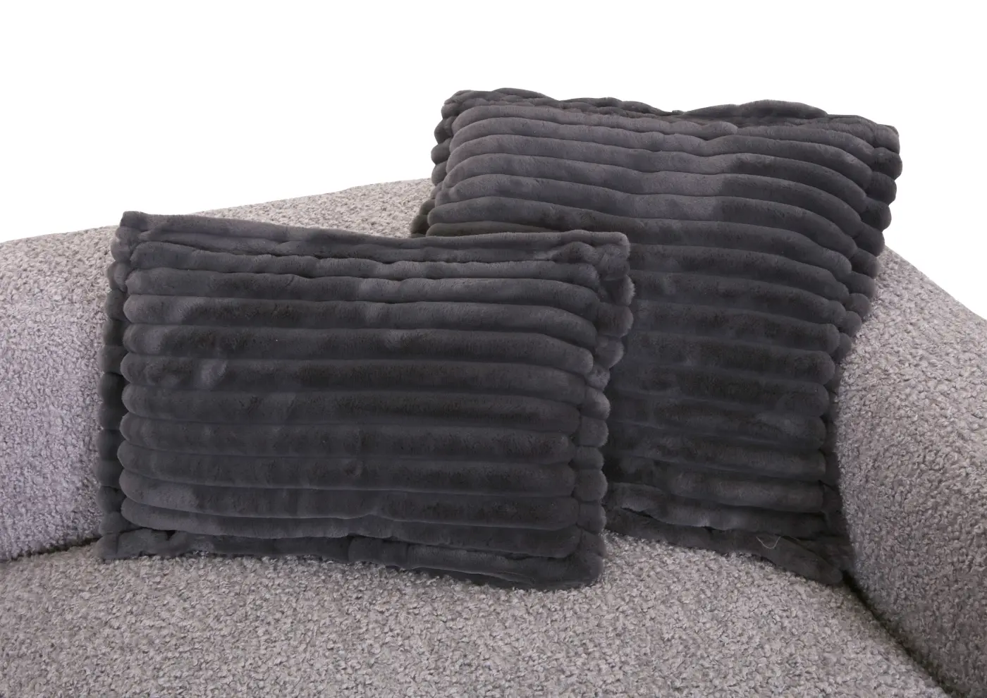 Gutmann Sofa Aversa Teddy hell grau