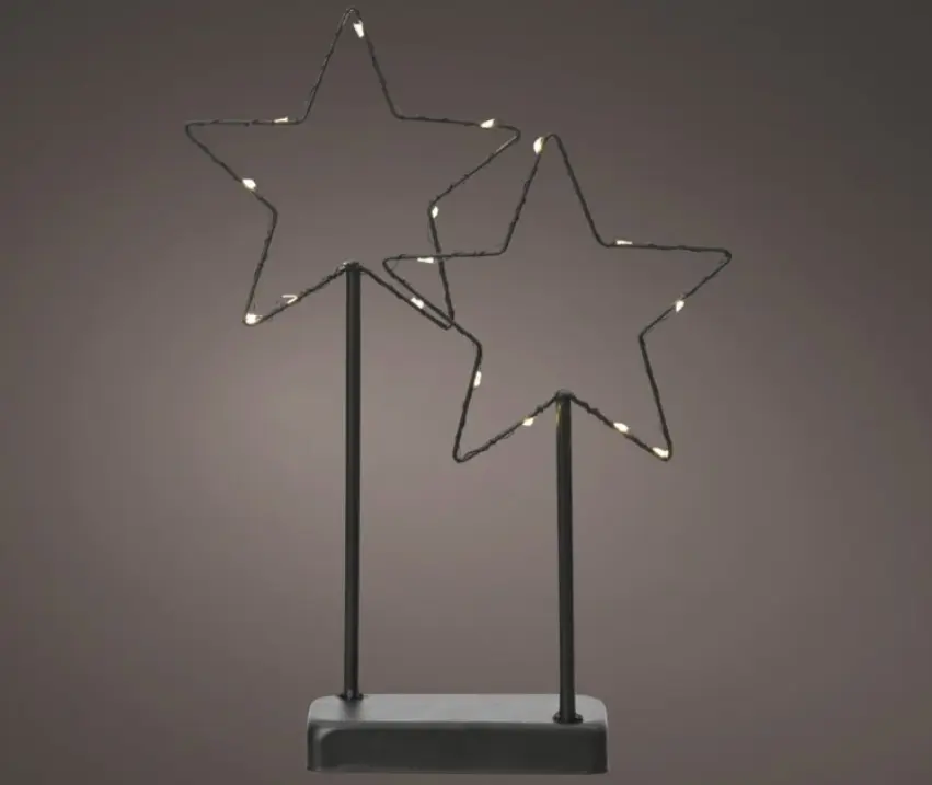 Kaemingk 2-er Set Stern LED 