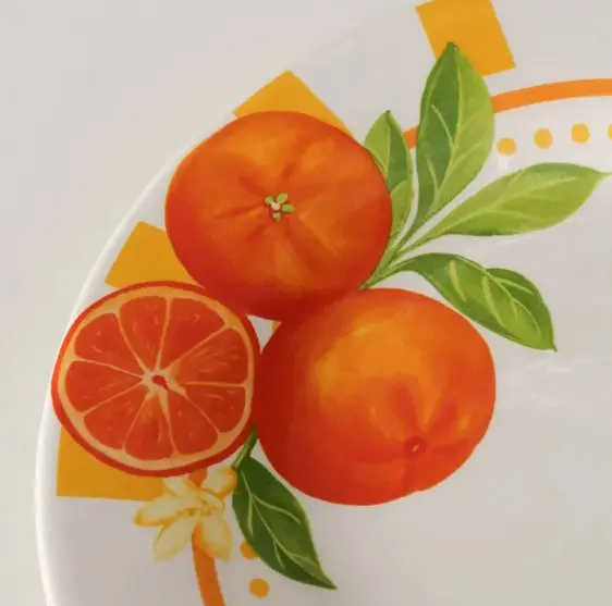 Boltze Teller Orangy ca. 20,4 cm