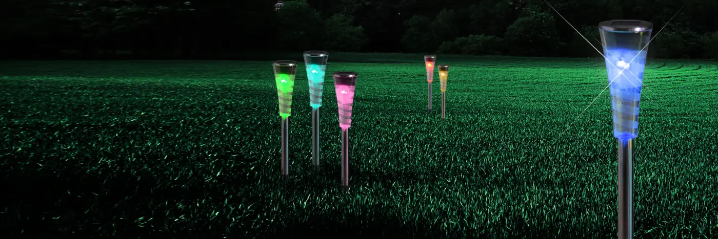 Globo Solarleuchte, 1 x RGB LED, 4 x 27 cm