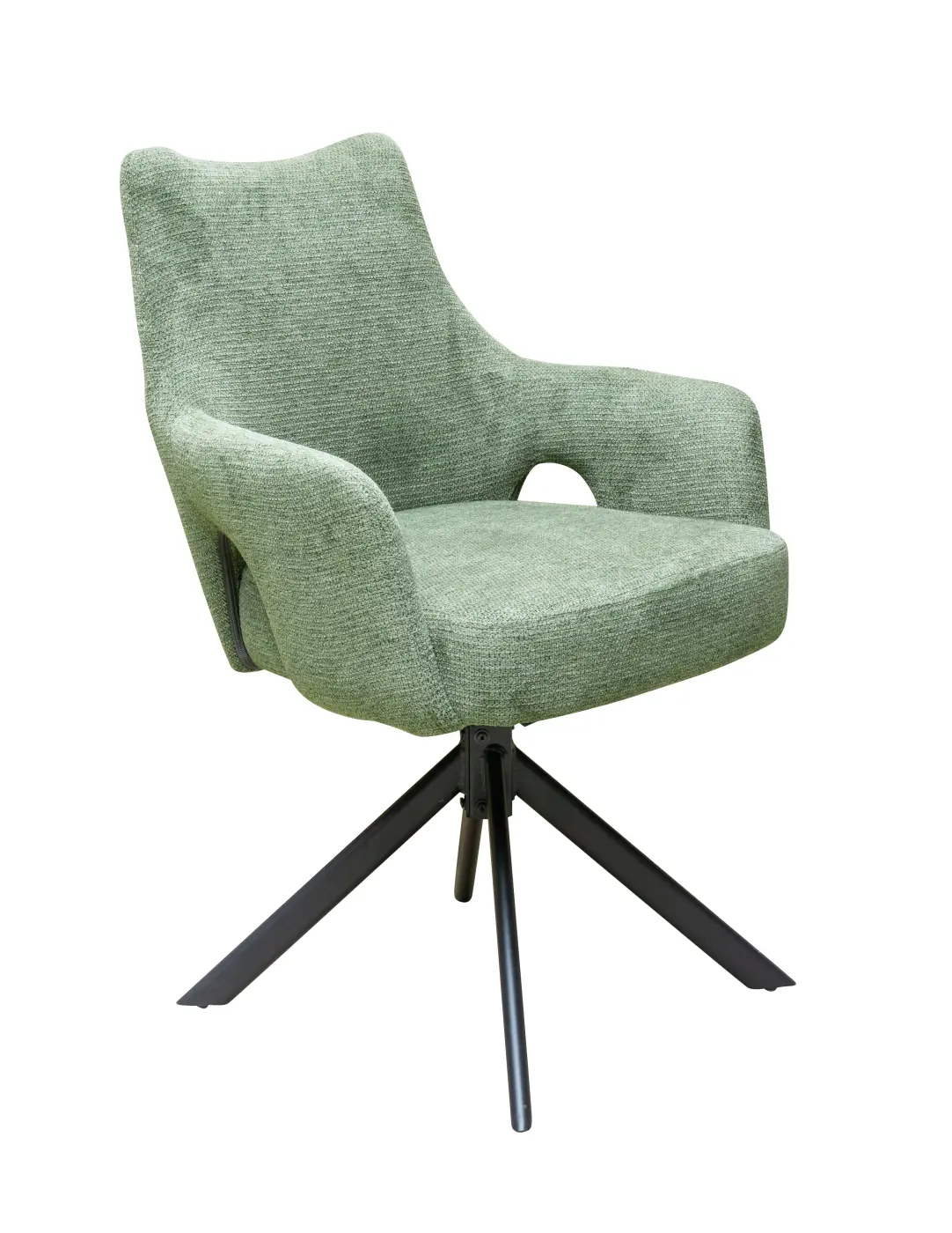 LC Wholesaler Armlehnenstuhl Livrono Grün ca. 60x89x61 cm