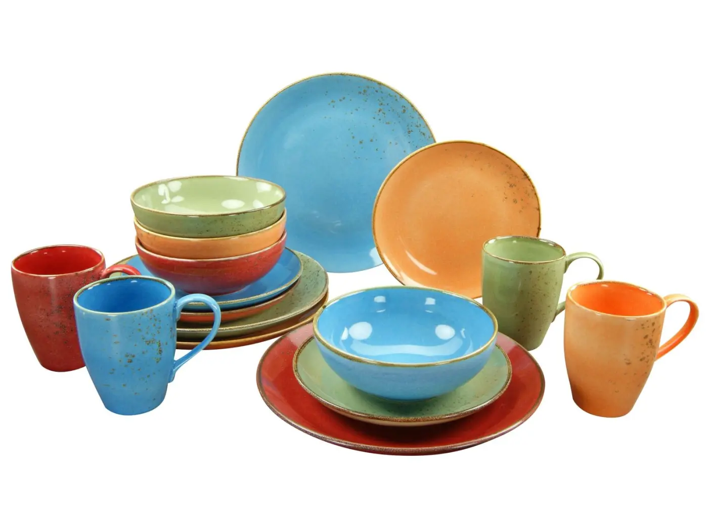CreaTable Kombiservice 16-teilig Nature Collection Mediteran