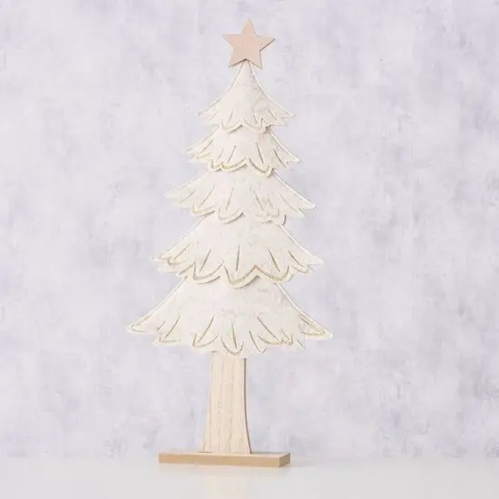 Boltze Baum Dekoaufsteller Janne Glitzer 57 cm