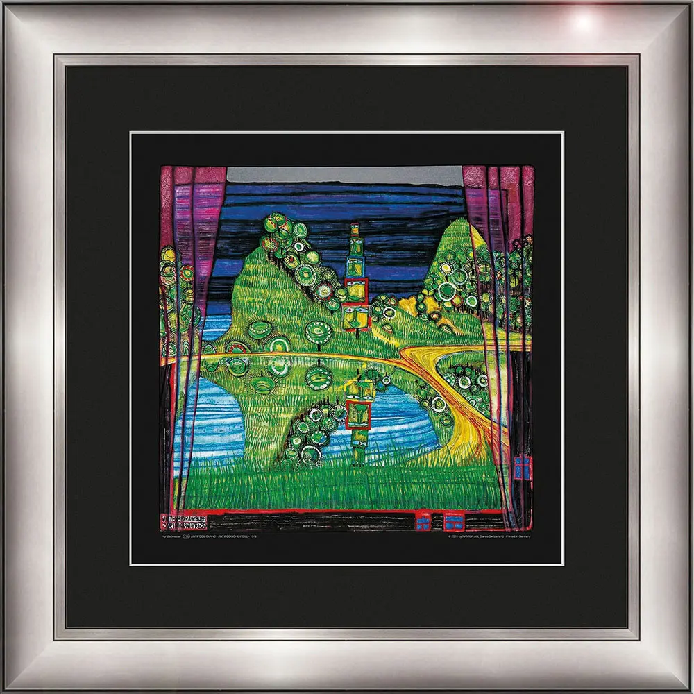 ars graphica Individual Art - Hundertwasser: Antipodische Insel