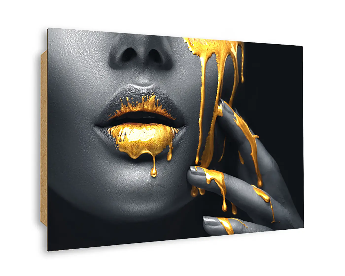 ars graphica Maxi-Panel - Maxi-Panel: Golden Lips