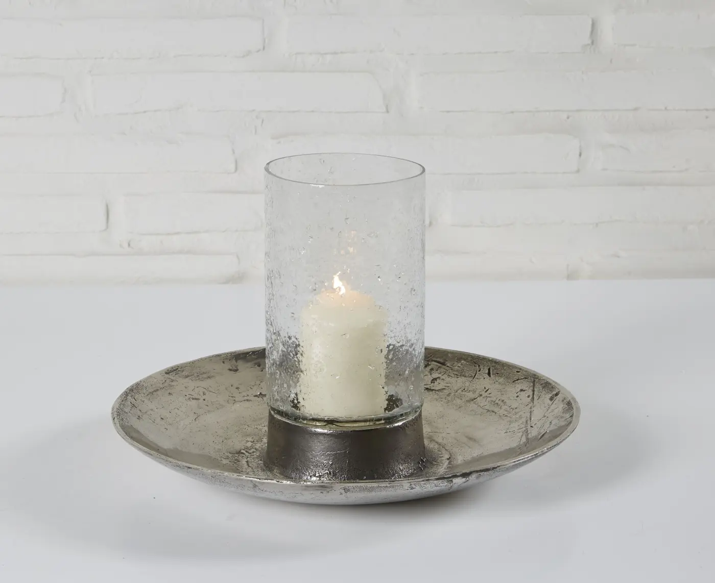 LC Garden 5 Windlicht 22x36 cm Silber
