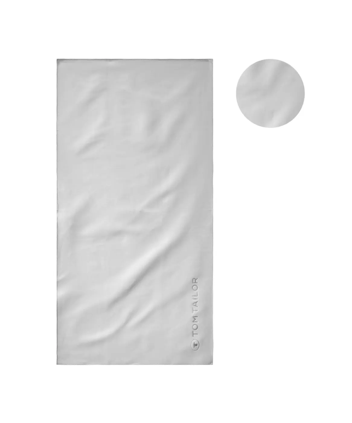 Tom Tailor Fitness Towel silver 1x 50x100 cm