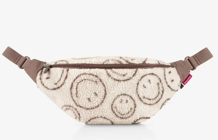 reisenthel City beltbag Smiley teddy chocolate 47x22x12 cm