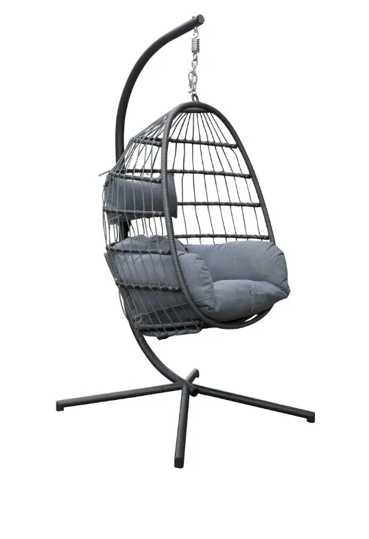 LC Garden Hängesessel Sunai Grau/Anthrazit 