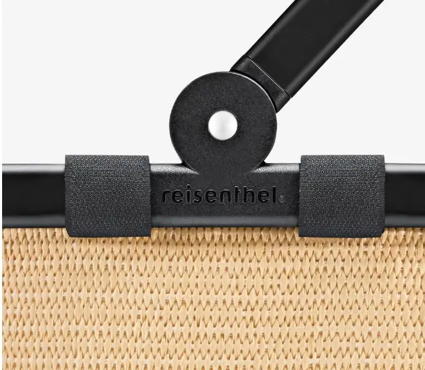 Reisenthel Carrybag Frame raffia black ca. 48x29x28 cm