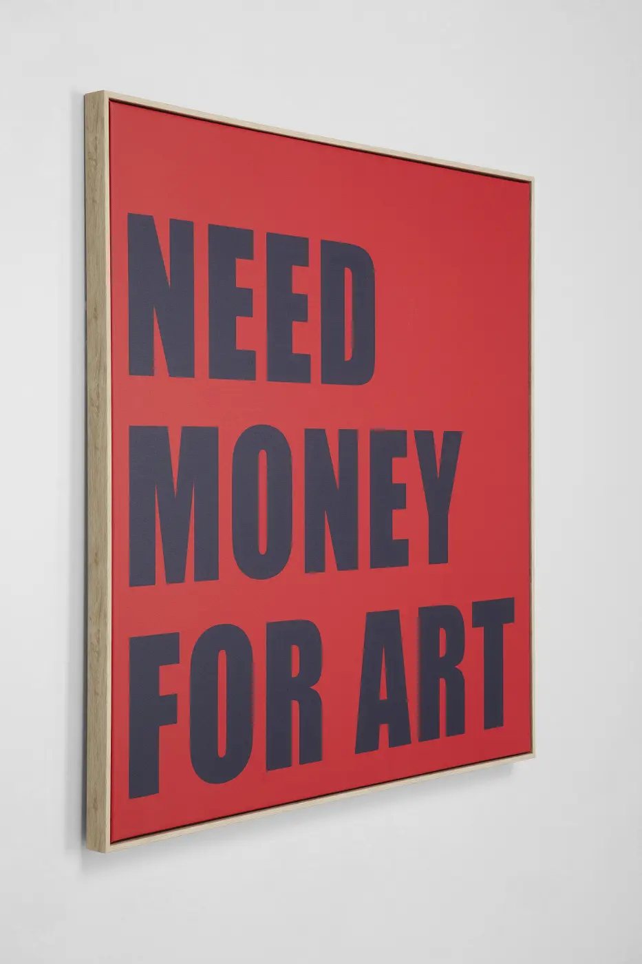 Kare Design Need Money for Art ca. 80x80 cm