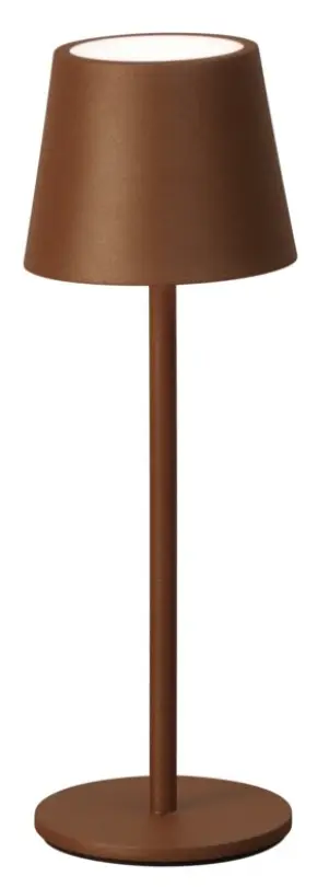 FH Lightning Tischleuchte Rostfarben 27,5 cm