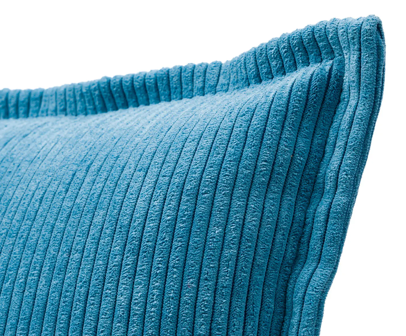 Gözze Capri Kissen Feincord-Optik Petrol 40x40 cm