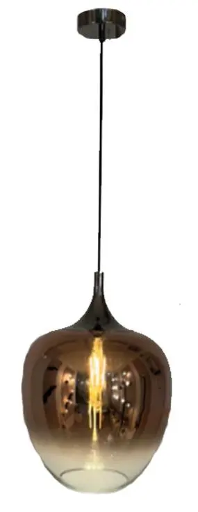 Globo Hängeleuchte Maxy schwarz matt 1-flg.