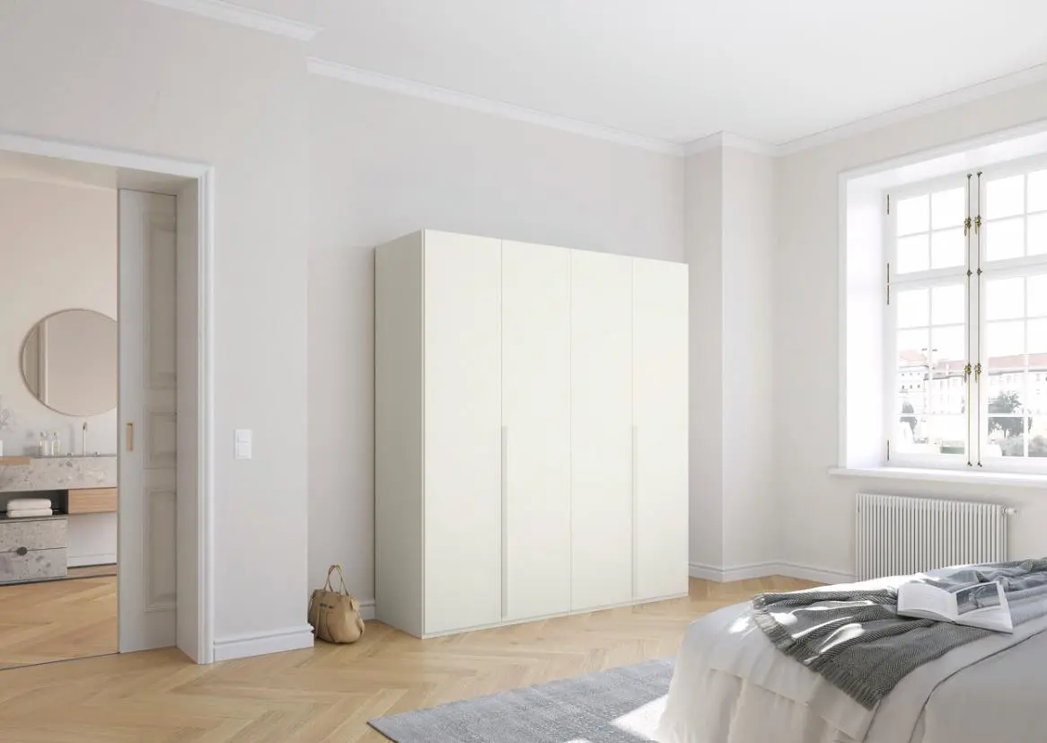 Rauch Orange Drehtürenschrank Purisma weiß cm