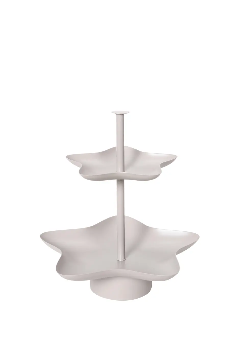 LC Wholesaler Etagere sternenförmig Eisen grau 29x28x31 cm