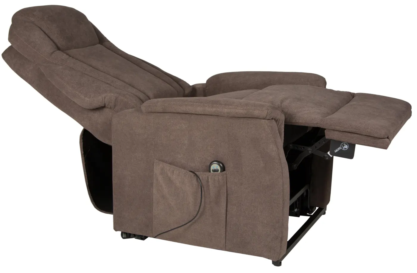 Duo Collection TV-Sessel mit Motor und Aufstehhilfe Toronto XXL Dunkelbraun, belastbar bis 150 kg