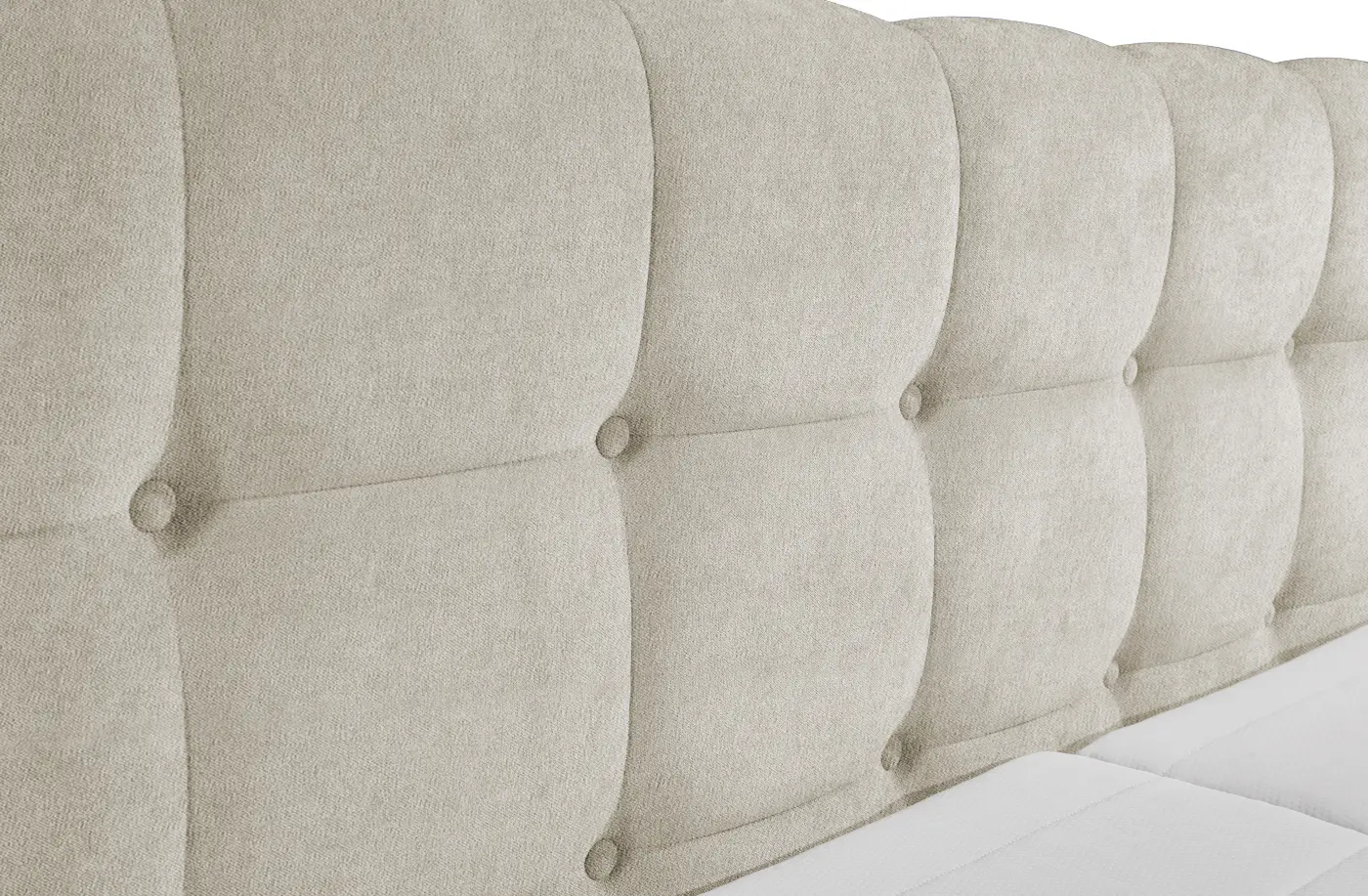 Ed Lifestyle Boxspringbett Atlas 6 Cream mit mot. Verstellung 180x200 cm