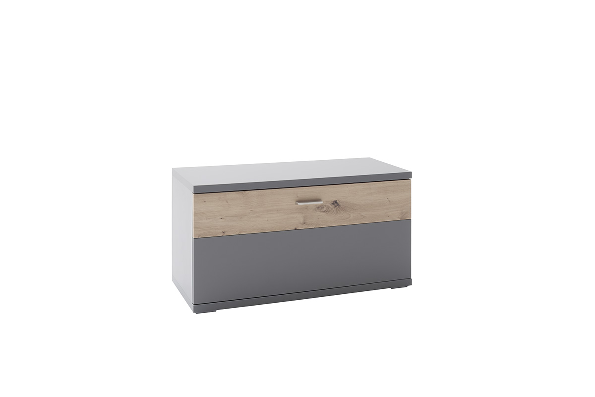 MCA Bank Royal grey-Balkeneiche ca.90x47x38 cm MCA Bank Royal grey-Balkeneiche ca.90x47x38 cm