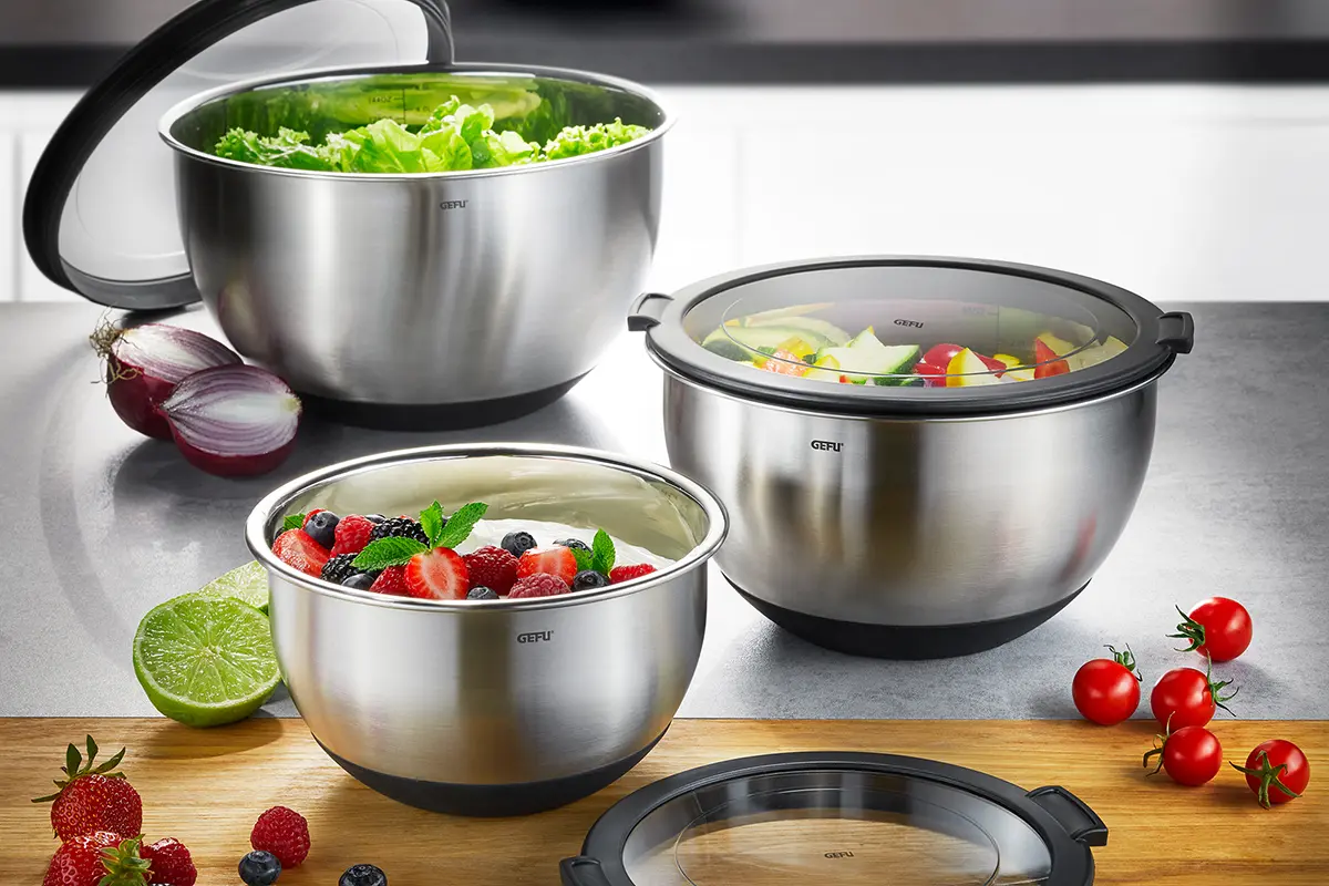 GEFU Edelstahlschüssel MUOVO, Ø 24 cm