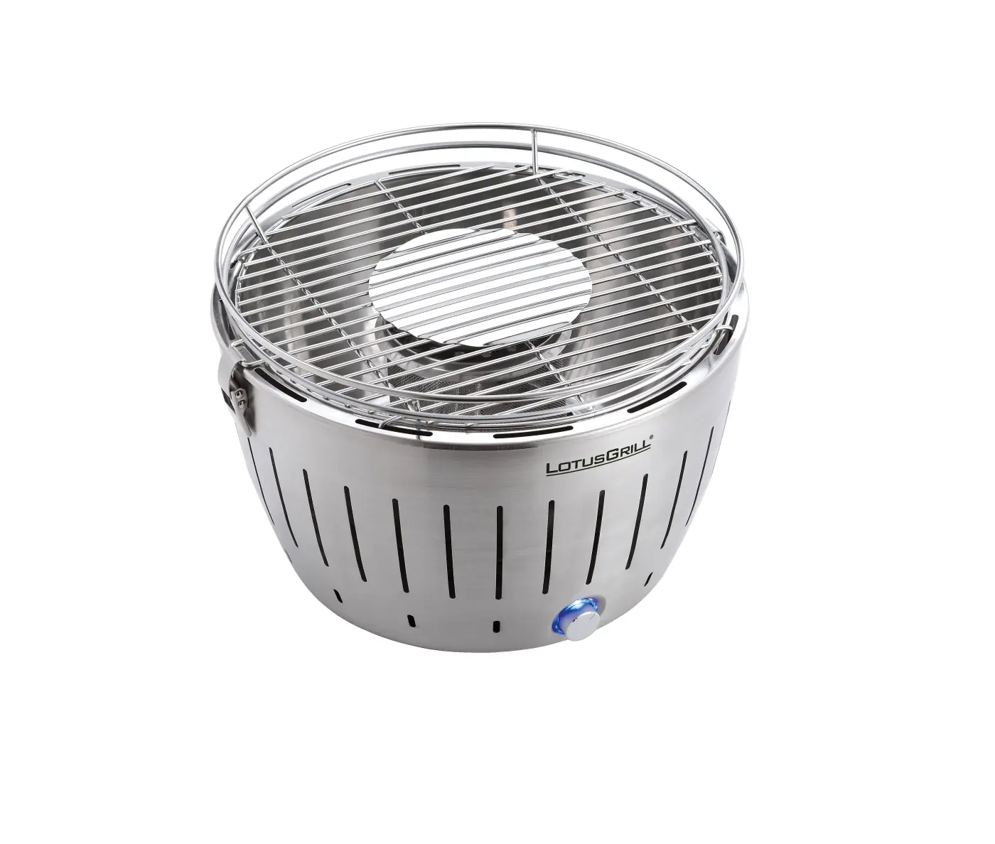 LotusGrill Tischgrill Classic GSS34P Edelstahl Holzkohle