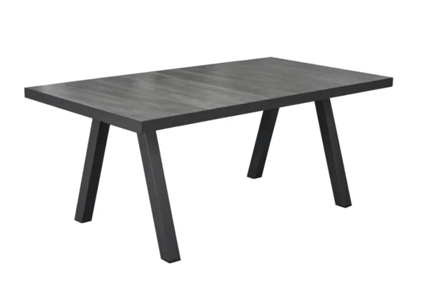 LC Garden Gartentisch Keramo ca. 200x100x75 cm Dunkelgrau/Anthrazit