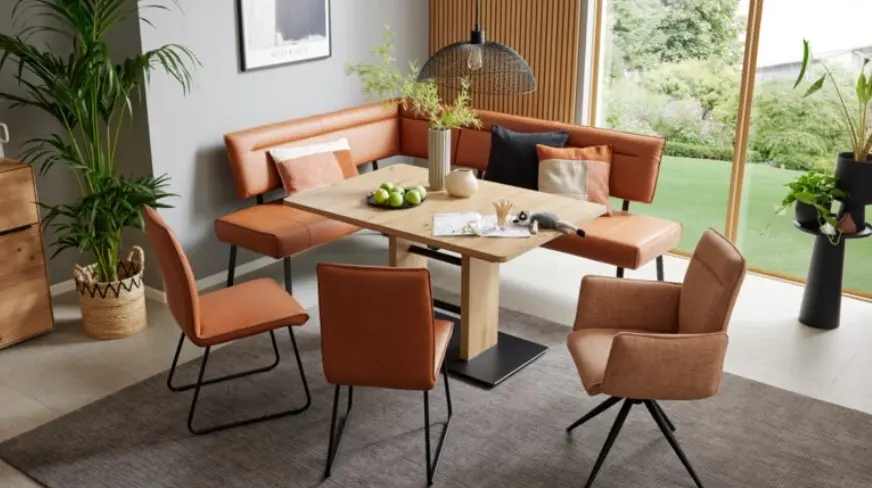 Interliving Eckbank 5505 Caramel ca. 153x169 cm