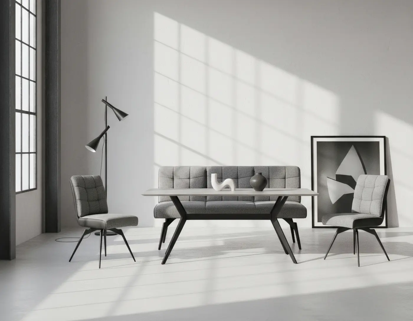 Hela Bank Tomar B Anthrazit ca. 180x68,5x93 cm