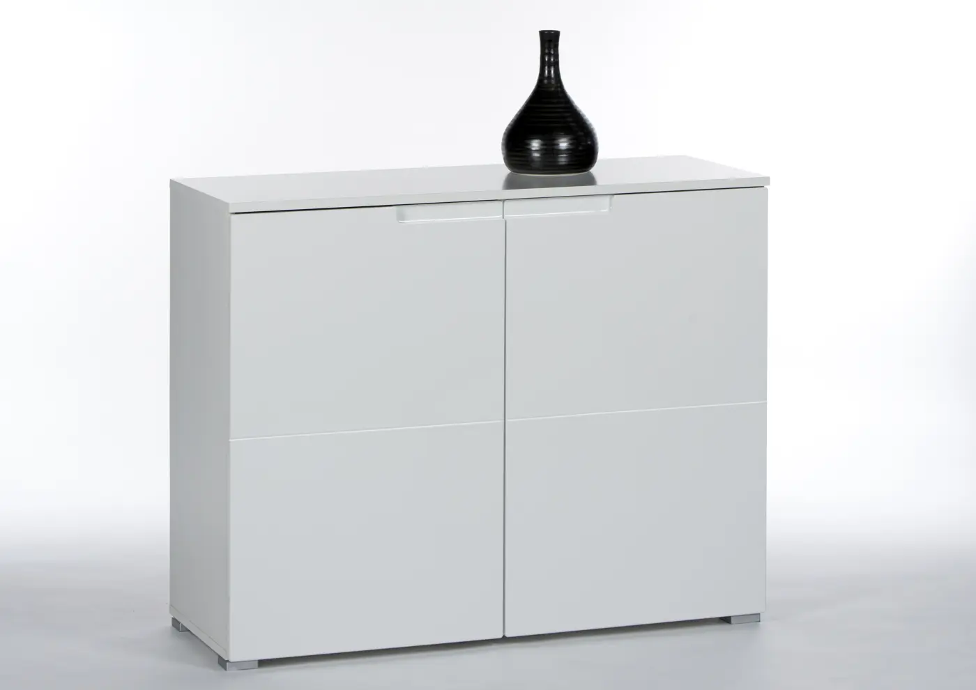 Bega Consult SPICE Kommode 6 breit Weiß / Weiß HG / 2-trg. BHT ca. 100x 80x40 cm