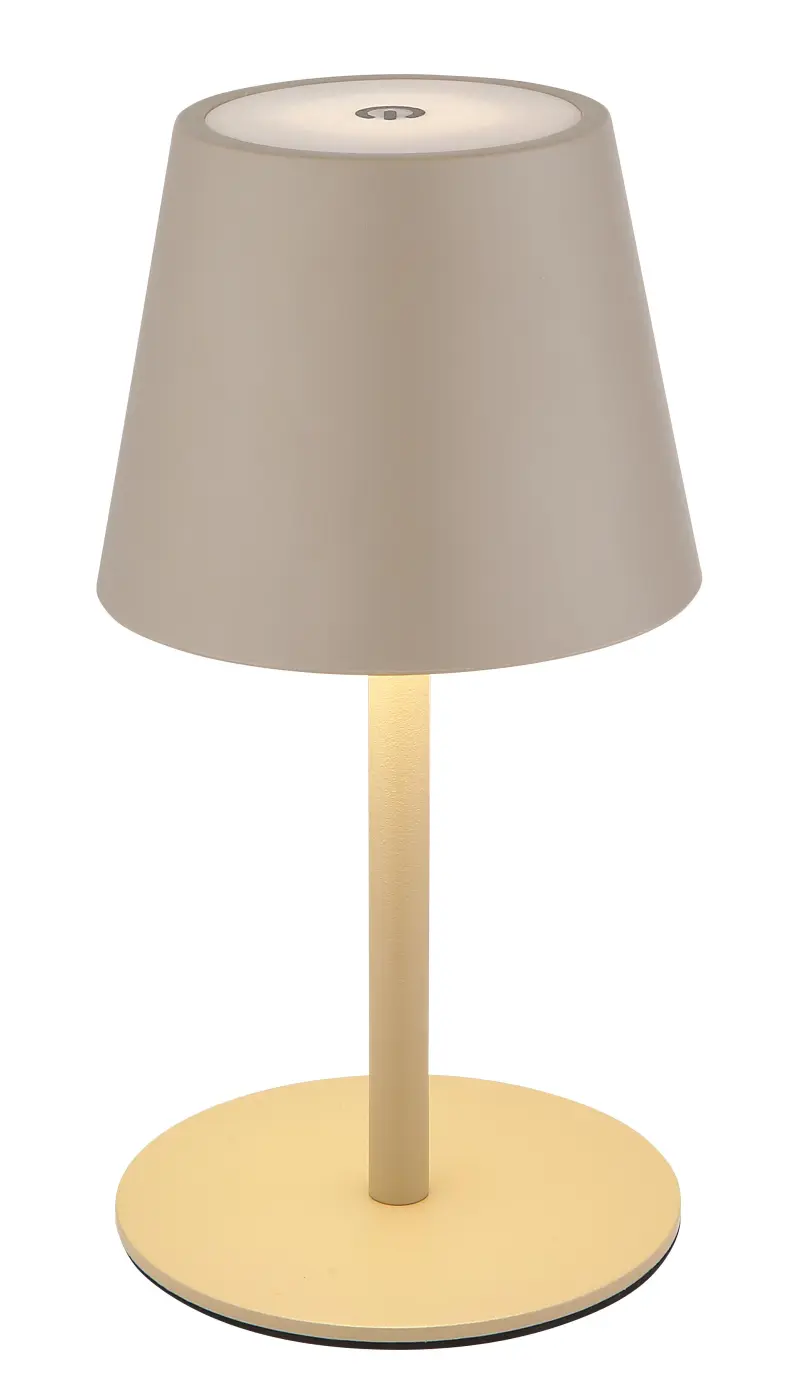 Globo Akkuleuchte Vannie I sandfarbig matt 11,50x36,00