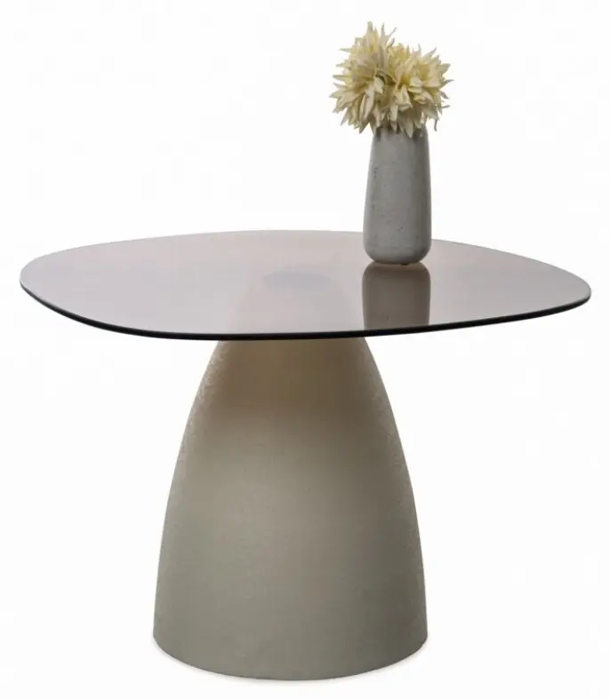 M2 Couchtisch Filo 1 Sicherheitsglas braun ca. 50x48x43 cm