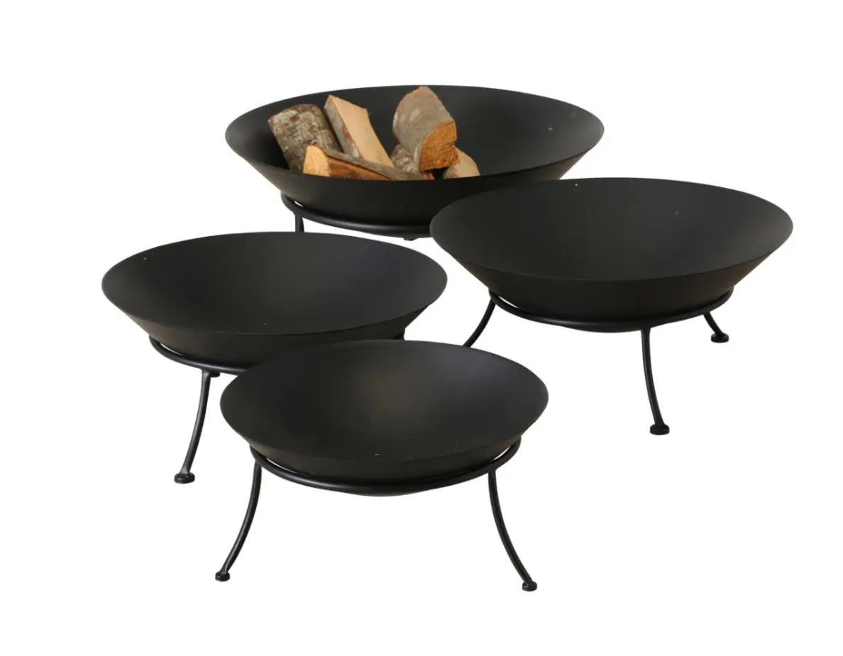 Boltze Feuerschale Schwarz 27 cm
