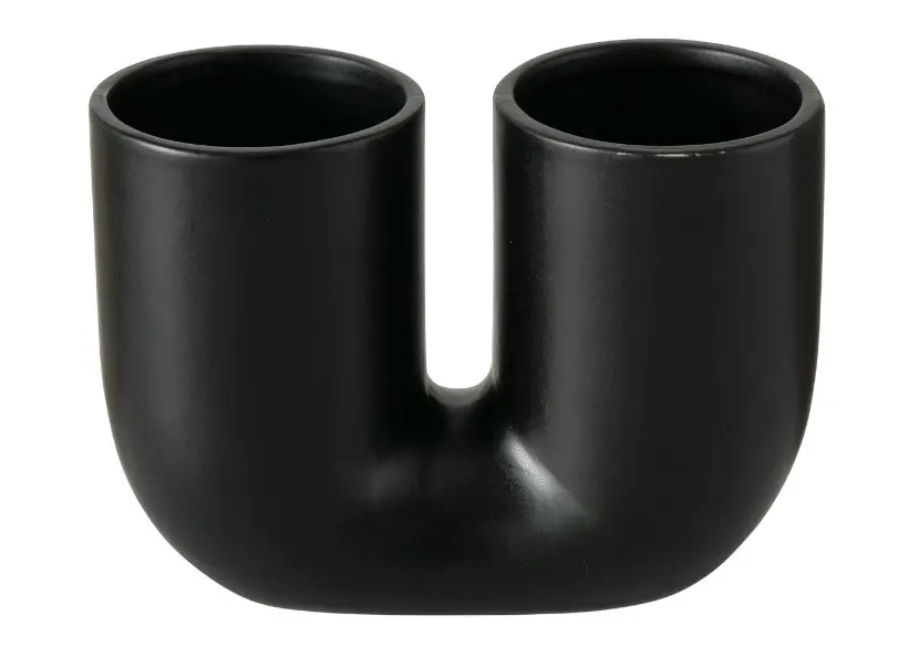 Roomio Vase Filicio schwarz 17 cm