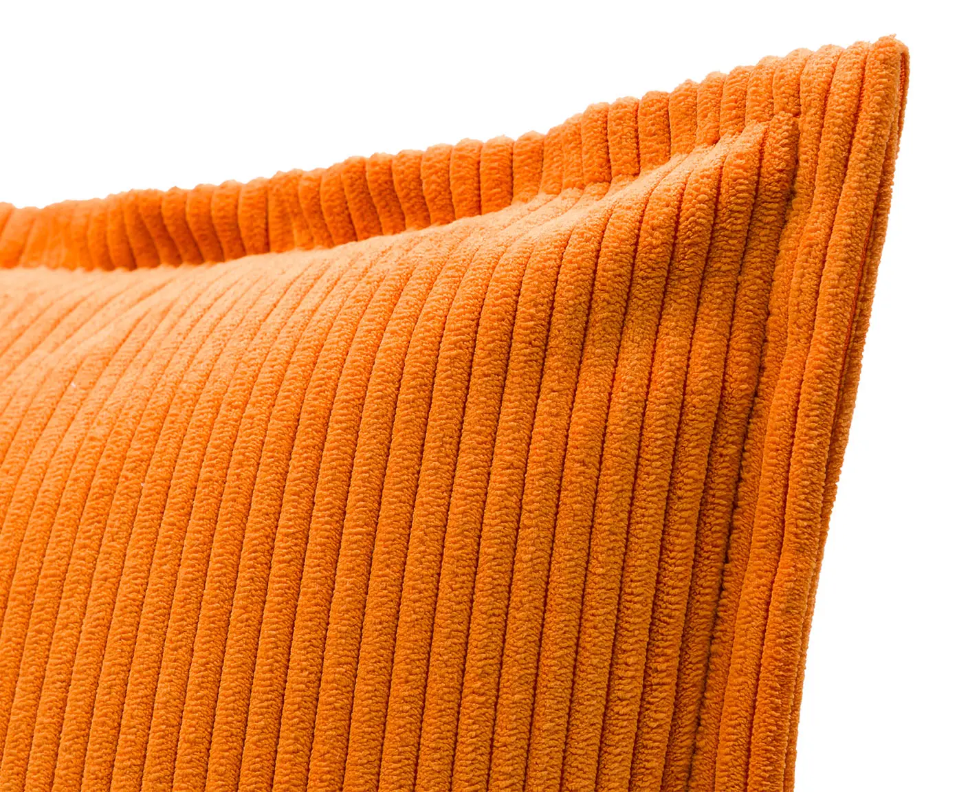 Gözze Capri Kissen Feincord-Optik Orange 50x50 cm