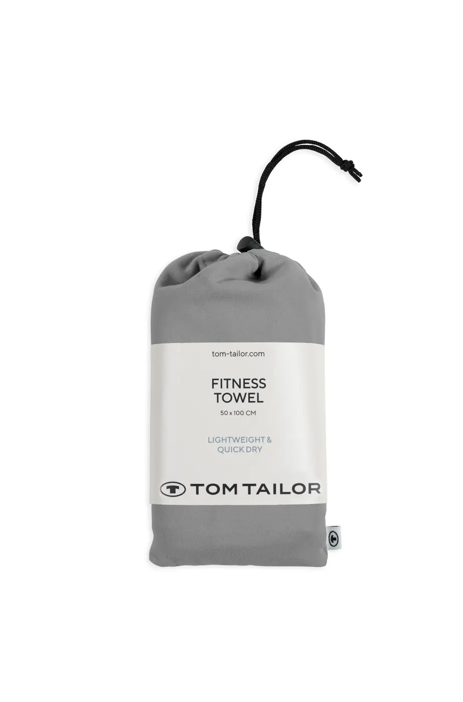 Tom Tailor Fitness Towel dark grey 1x 50x100 cm