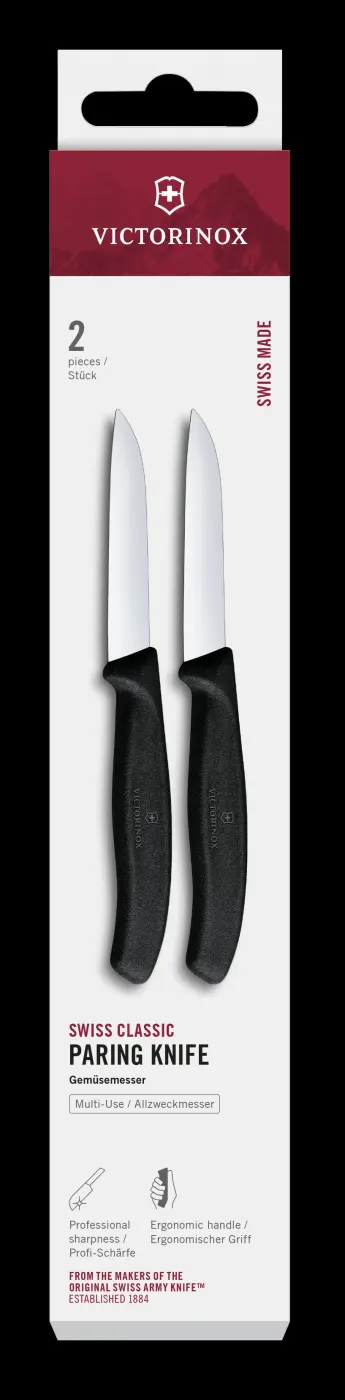 Victorinox Gemüsemesser Swiss Classic 2-tlg schwarz