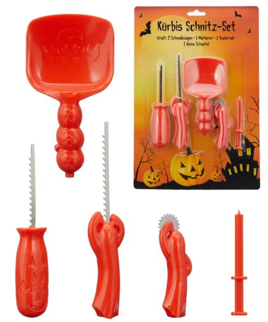 Cepewa Kürbis-Schnitz-Set 5-tlg.