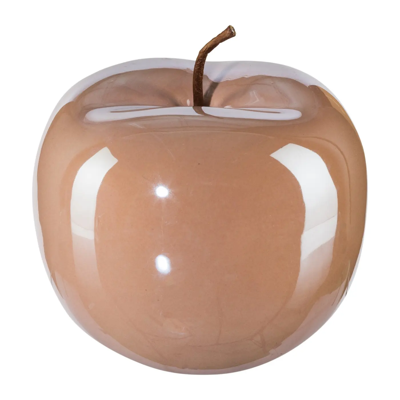 Gasper Apfel Fenja Keramik Braun 15x13 cm