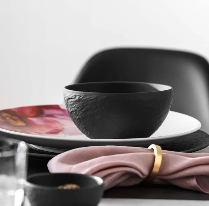 Villeroy & Boch Müslischale Manufacture Rock 430 ml schwarz