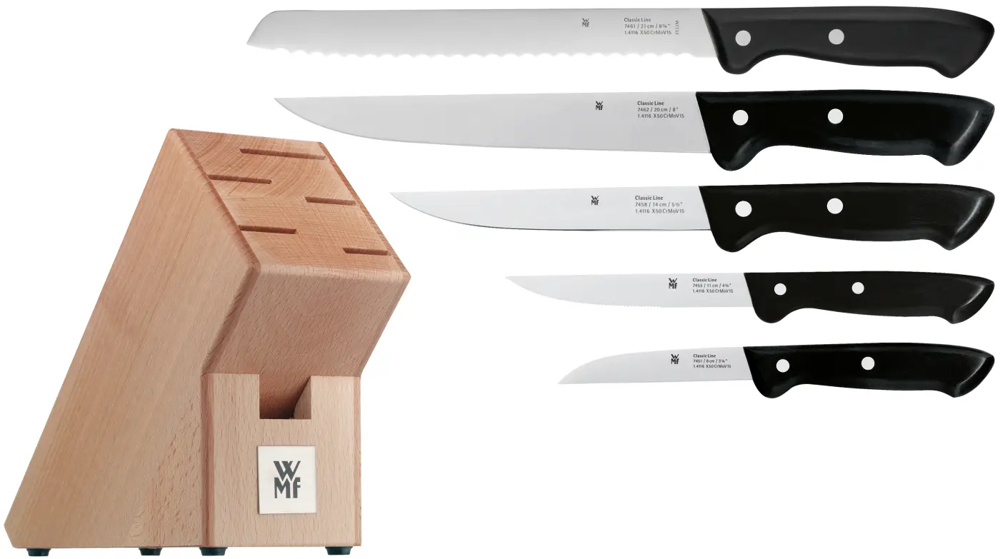 WMF Classic Line Messer-Set, 6-teilig