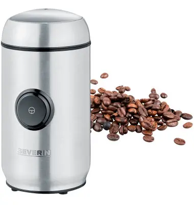 Severin Kaffeemühle Edelstahl-gebürstet-schwarz