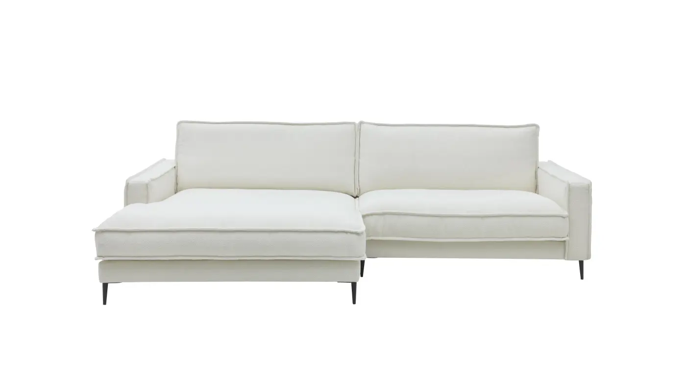 Roomio No. 4102 Polstergarnitur Loop white, ca. 272 x190 cm,