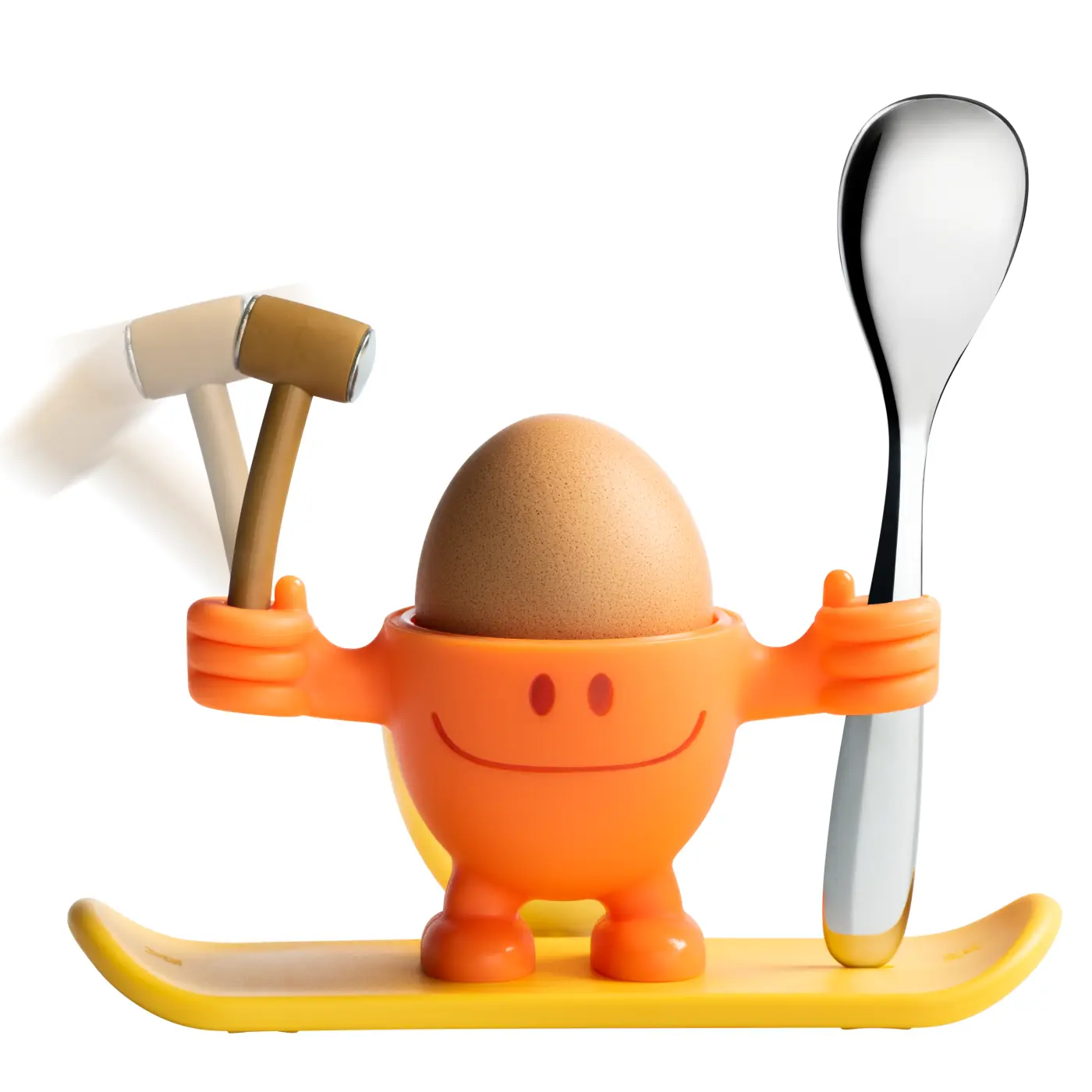 WMF Eierbecher McEgg mit Löffel, Orange