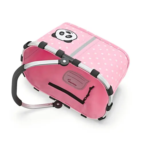 Reisenthel carrybag XS kids panda dots pink
