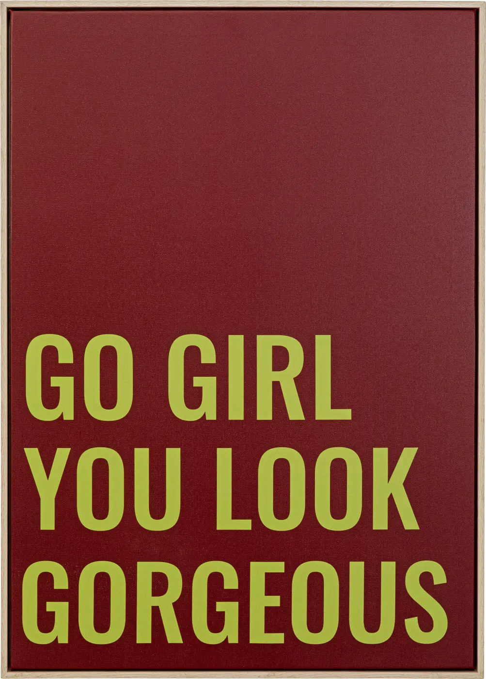 Kare Design Bild Go Girl ca. 50x70 cm