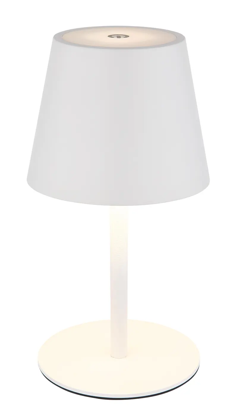 Globo Akkuleuchte Vannie I weiß matt 11,50x36,00