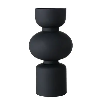 Boltze Vase Nelika schwarz 29 cm
